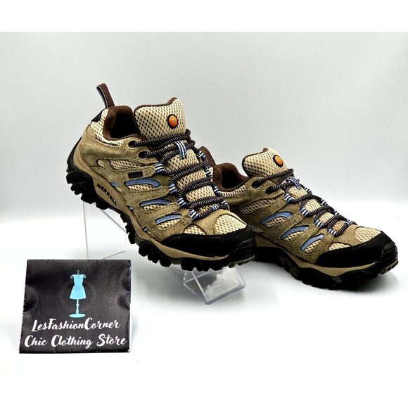 Merrell Women's Dusty Olive Moab 3 Performance Hiking Shoe Vibram Sole Sz 7 2293 - Picture 5 of 16